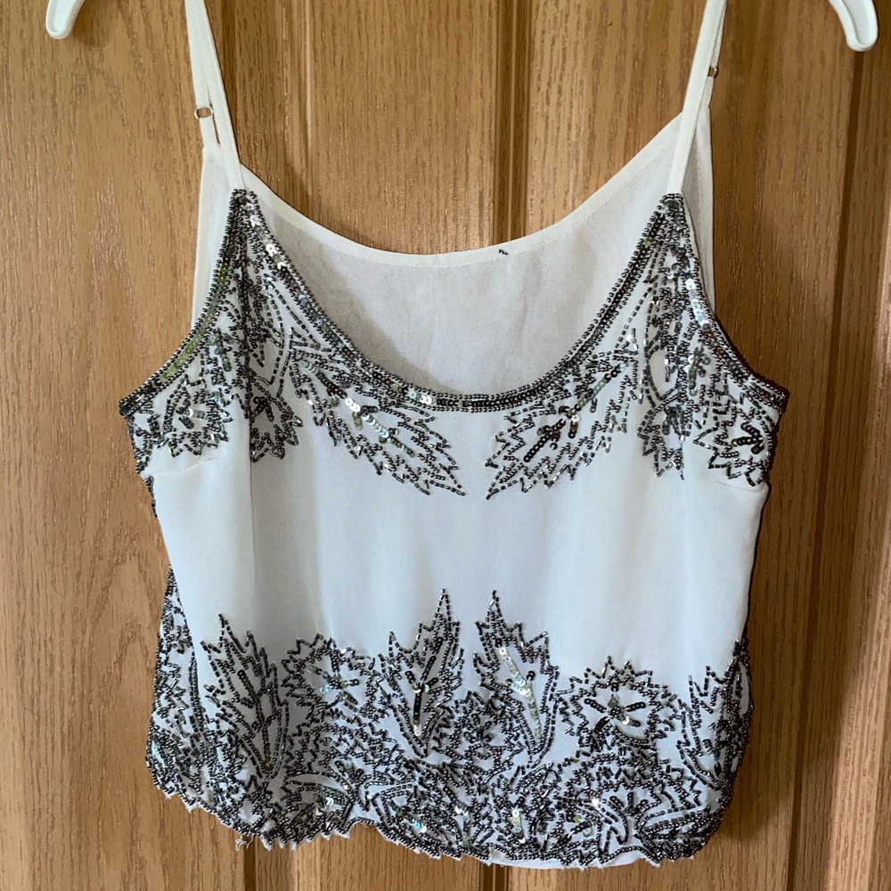 UO Cream Crop Top